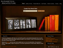 Tablet Screenshot of nameart.alphabeticalarchitecture.com